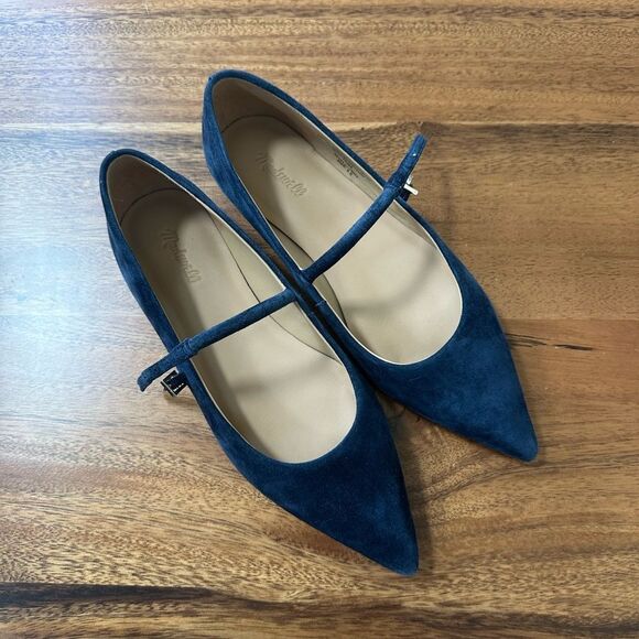 Madewell The Elsie Mary Jane Flat 6.5 - Picture 2 of 9